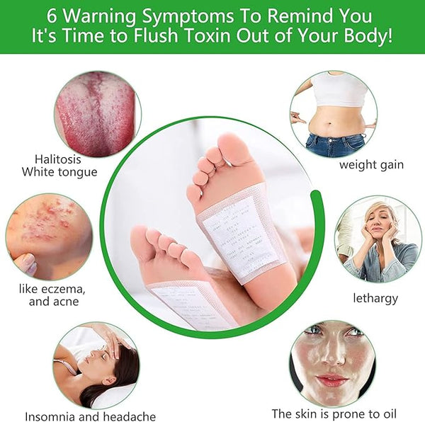 KGN Premium Natural Detox Foot Patches (Pack of 40) BUY 1 GET 1 FREE