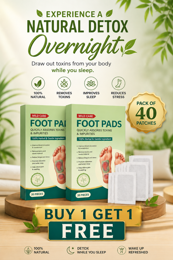 KGN Premium Natural Detox Foot Patches (Pack of 40) BUY 1 GET 1 FREE